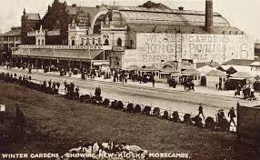 Lancashire Morecambe Winter Gardens Showing New Kiosks Morecambe British Seaside Winter Garden