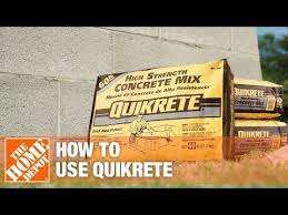 Quikrete Concrete The Home Depot Youtube