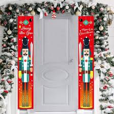 Use the red eye feature on your camera or ask your subject to. Clearance Merry Christmas Decor Banners New Year Outdoor Indoor Christmas Decorations Welcome Bright Red Xmas Porch Sign Hanging For Home Walmart Com Walmart Com
