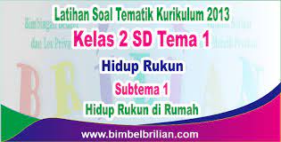 Maybe you would like to learn more about one of these? Soal K13 Kelas 2 Sd Tema 1 Subtema 1 Hidup Rukun Di Rumah Dan Kunci Jawaban Bimbel Brilian