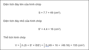 We did not find results for: Cong Thá»©c Tinh Diá»‡n Tich Thá»ƒ Tich Hinh Chop Cá»¥t Co Vi Dá»¥ Minh Hoáº¡ Thegioididong Com