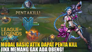 Players freely choose their starting point with their parachute and aim to stay in the safe zone for as long as possible. Penta Kill Pertama Di Ranked Match Pake Champion Jinx Gak Ada Obeng Damagenya Lol Wild Rift Youtube