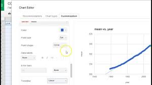 adding a trendline to your google chart