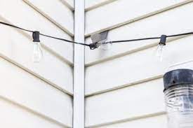 Tips for hanging outdoor christmas lights. How To Hang Decor On Siding With No Damage Blesserhouse Com Good Tip For Making Outdoor Si Hanging Patio Lights Outdoor Patio Lights Outdoor Hanging Lights
