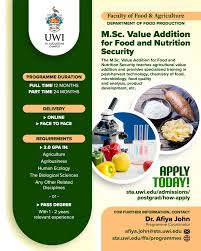 Faculty of Food and Agriculture UWI STA