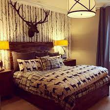 See more ideas about rustic wallpaper, wallpaper, rustic. Black And White Birch Tree Wallpaper In Rustic Lodge Themed Accent Wall Tree Themed Wallpaper Room Renovation Farmhouse Wallpaper