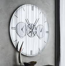 Don't forget to bookmark wohnzimmer wanduhren using ctrl + d (pc) or command + d (macos). Casa Padrino Luxus Wandspiegel Wanduhr Silber O 120 Cm Elegante Runde Verspiegelte Wanduhr Wohnzimmer Mobel Luxus Qualitat