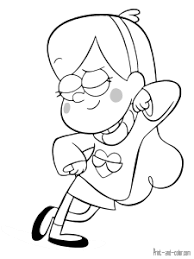 Gravity Falls Coloring Pages Print And Color Com Fall Coloring Pages Fall Drawings Gravity Falls Art