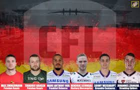 German Football Federation Sending 6 Players To National Cfl Combine