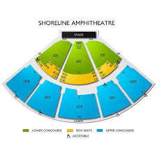 Shoreline Amphitheatre Ca 2019 Seating Chart