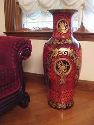 Designer Porcelain Large Floor Vase 36 Inch Large Floor Vase Floor Vase Decor Vases Decor