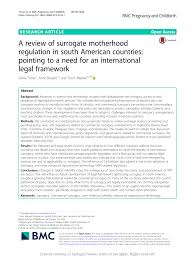 Not sure how to become a surrogate mother in ca? Pdf A Review Of Surrogate Motherhood Regulation In South American Countries Pointing To A Need For An International Legal Framework