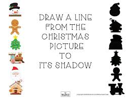 Christmas Shadow Matching Preschool Christmas Activities Music And Movement Preschool Christmas