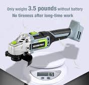 WORKPRO 20V Cordless Angle Grinder Kit, 4-1/2 Inch, Lightweight Angle  Grinder Tool w/ 4.0Ah Lithium-Ion Battery & Fast Charger