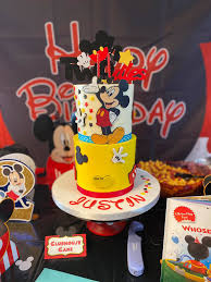 This fabulous mickey mouse 2nd birthday party, styled by m&j kreations, of huntington beach, california, has everything any mickey fan would love! Cakesbyzana Mickey Mouse 2nd Birthday Cake