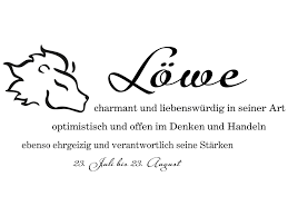 Infos zu geld, liebe, beruf, hobbys, geschenken, leidenschaften etc. Wandtattoo Sternzeichen Lowe Bei Klebeheld Entdecken