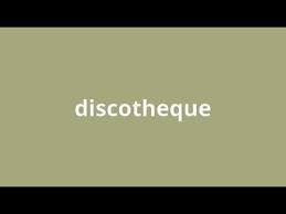 Nativized by 1965, from french discothèque nightclub with. What Is The Meaning Of Discotheque Youtube