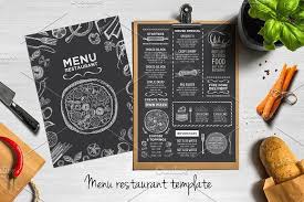 On The Creative Market Blog 50 Restaurant Menu Designs That Look Better Than Food Restaurantdesign Menu Restaurant Restaurant Menu Design Food Menu