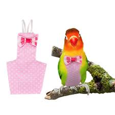 Fladorepet Cockatiel Parrot Bird Diaper Nappy Flight Suit With Waterproof Liner Pet Bird Macaw Clothes