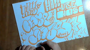 Letters are best for billboards. Graffiti Paso A Paso Throw Up Speed Painting Youtube