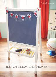 Ikea Easel Makeover With Mod Podge Mod Podge Rocks Ikea Easel Kids Easel Kids Chalkboard