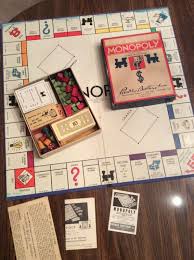Vintage 1936 Parker Brothers Monopoly Game Board Included Classic Board Games Vintage Board Games Board Games