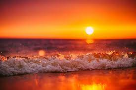 Sunset, sea, beach, coast, waves, birds wallpaper. Wallpaper Sunlight Sunset Sea Reflection Beach Sunrise Evening Waves Sun Horizon Atmosphere Dusk Tilt Shift Light Cloud Dawn Wave Afterglow Geological Phenomenon Red Sky At Morning 2048x1367 Jeko98 93219 Hd Wallpapers Wallhere