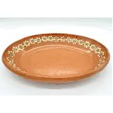 Traditional mexican terracotta red barro clay serving bowl dish 11 1/4. Mexican Cookware Clay Cookware Lead Free