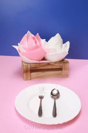 How to wrap silverware in paper napkins. How To Fold Napkins Into Beautiful Roses Video Diy Crafts