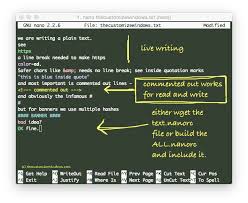 Nano Plain Text Syntax Highlighting Nanorc File Quotations Quotation Marks Syntax