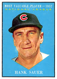 1961 Topps #481 Hank Sauer MVP