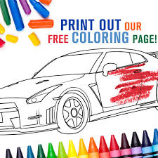 Try these free printable pages right now! Free Car Coloring Pages For Adults And Kids Mossy Nissan