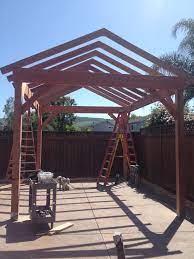 Gazebo With Gable Roof Built In 3 Days Diy Gazebo Backyard Gazebo Diy Backyard
