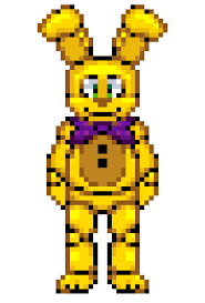 ( i'm serious )watch more. Art Remade Some Old Spring Bonnie Pixel Art From Last Year Fivenightsatfreddys