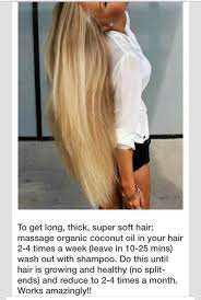 Coconut oil, argan oil, and jojoba oil. Get Longer Thicker Super Soft Hair With Organic Coconut Oil Tipit Make Hair Grow Faster Grow Long Hair Grow Natural Hair Faster