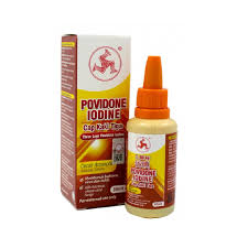 Rinse and dry the cup again. Three Legs Povidone Iodine 30ml Big Pharmacy