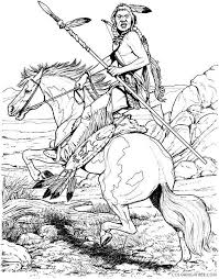 Native american warrior coloring page to color, print and download for free along with bunch of favorite native american coloring page for kids. Native American Coloring Pages For Adults Printable Coloring4free Coloring4free Com
