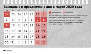 Kak Otdyhaem V Marte 2020 Goda Kalendar Vyhodnyh Dnej Ria Tomsk