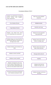 Moral adalah suatu tindakan manusia yang merupakan produk yang dihasilkan oleh budaya dan agama yang mengatur cara berinteraksi (perbuatan, perilaku, dan ucapan) antar sesama manusia di masyarakat. Kuis Materi Kebijakan Moneter Worksheet