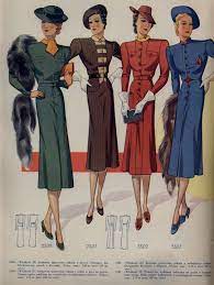 1930s Daytime Dress 1930s Dress Was More Closely Fitted Than The 1920 S Silhouette With A Long Hem Tha Retro Fashion Vintage 1930s Fashion Autumn Fashion Women