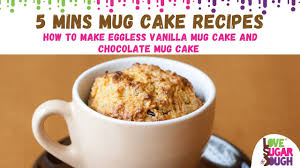 Delicious vanilla bean cake batter microwaved in a mug for just a minute! How To Make Mug Cake Mug Cake Recipes Vanilla Mug Cake Chocolate Mug Cake Youtube
