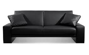 It has the perfect padding for a couch or a bed. Julian Bowen Supra Black Faux Leather Sofa Bed From The Bed Station
