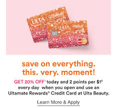 For consumers who want to earn rewards in the form of beauty products, an ulta beauty credit card could be beneficial. 21 Days Of Beauty 2020 Ulta Beauty Ulta Ulta Beauty Beauty