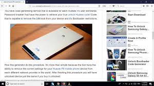 This means that you cannot use your phone with a different mobile service provider until you get an unlock code. Unlock Huawei P9 Code Generator For Carrier Lock And Bootloader Youtube