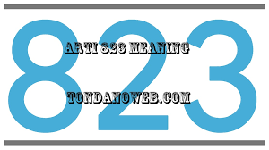 Dengan kata lain, kalimat : Arti Kode Angka 823 Meaning Terbaru Tondanoweb Com