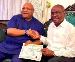 Adeleke Visits Wike After Meeting With President Tinubu