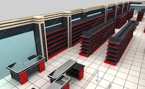 Supermarket Shelving Market Raflari Raf Dekorasyon