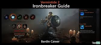 All tomes and grimoires (righteous stand / athel yenlui / against the grain). Vermintide 2 Ironbreaker Career Talents Builds Guide Team Brg