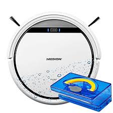 Saugroboter halten teppich und co. Medion Saugroboter Mit Wischfunktion 90 Min Laufzeit Autom Ruckkehr Zur Ladestation 2 In 1 Saugen Wischen Fur Hartboden Teppiche Fliesen Laminat Tierhaare Optimiert Modell 2018 Md 18501 Sweet Dealz
