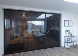 If you needed pocket doors but the wall. Home Office Glass Partition Walls Cubicles Conference Room Doors22